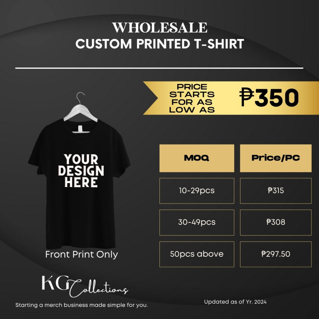 Improved KGC Wholesale Merchandise | KGC customized T-Shirt merch Featured 1